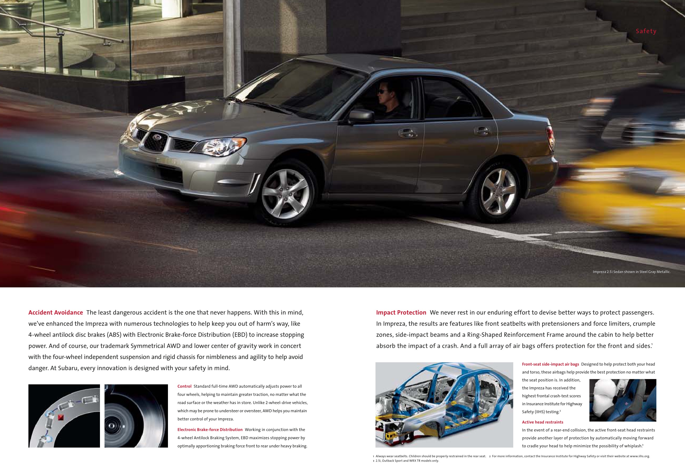 2006 Subaru Impreza Brochure Page 2